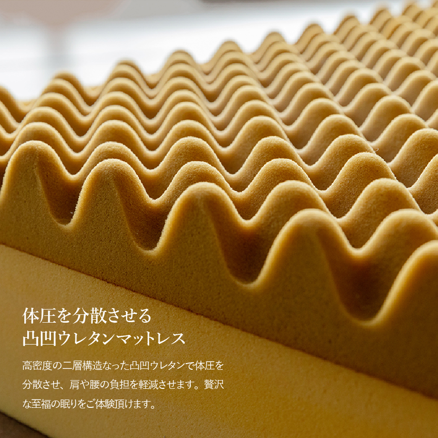 敷ふとん(ウレタンマットレス)シングル 信玄葡萄柄【ふじやま織・ホテル仕様】