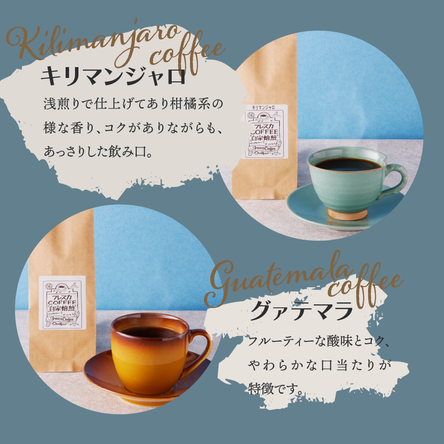 厳選コーヒー フレスカ詰め合わせセット【粉】