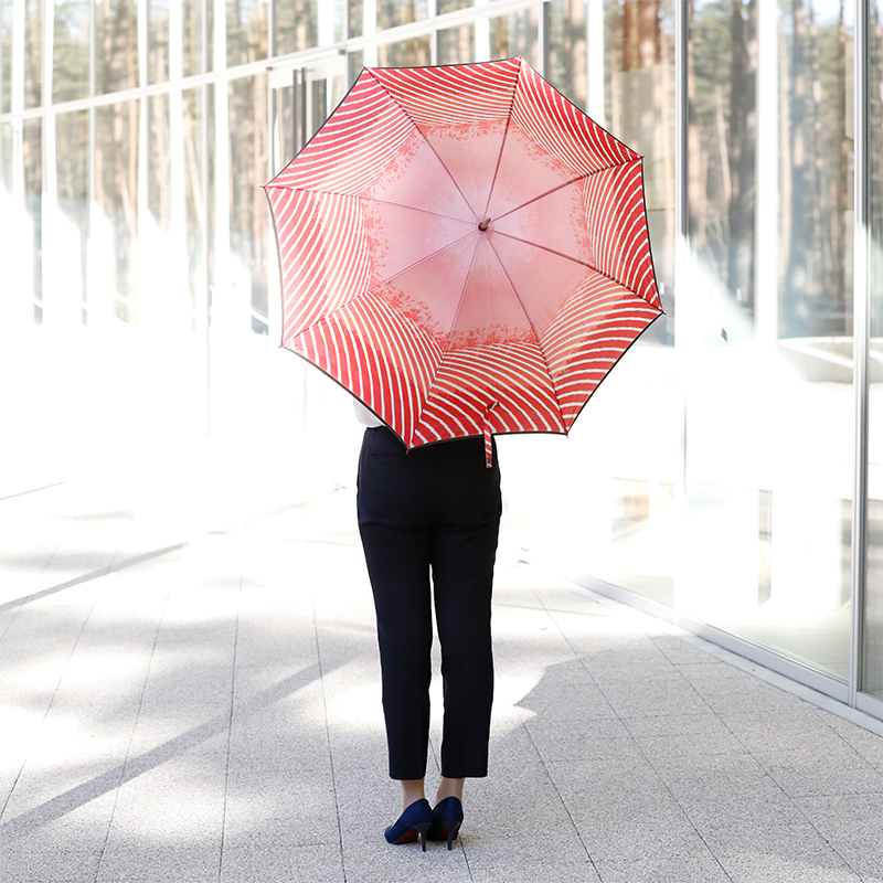 高級雨傘【赤富士】