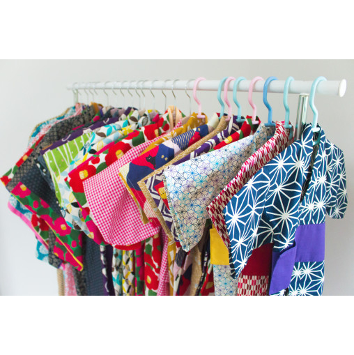 ファースト着物と袴のセット 男の子用（市松文様/辛子色）