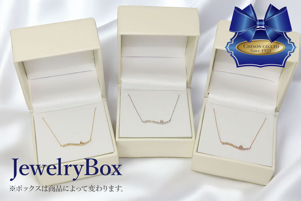 K18イエローゴールド　ダイヤモンドペンダント（ウェーブ）　MJ-1122