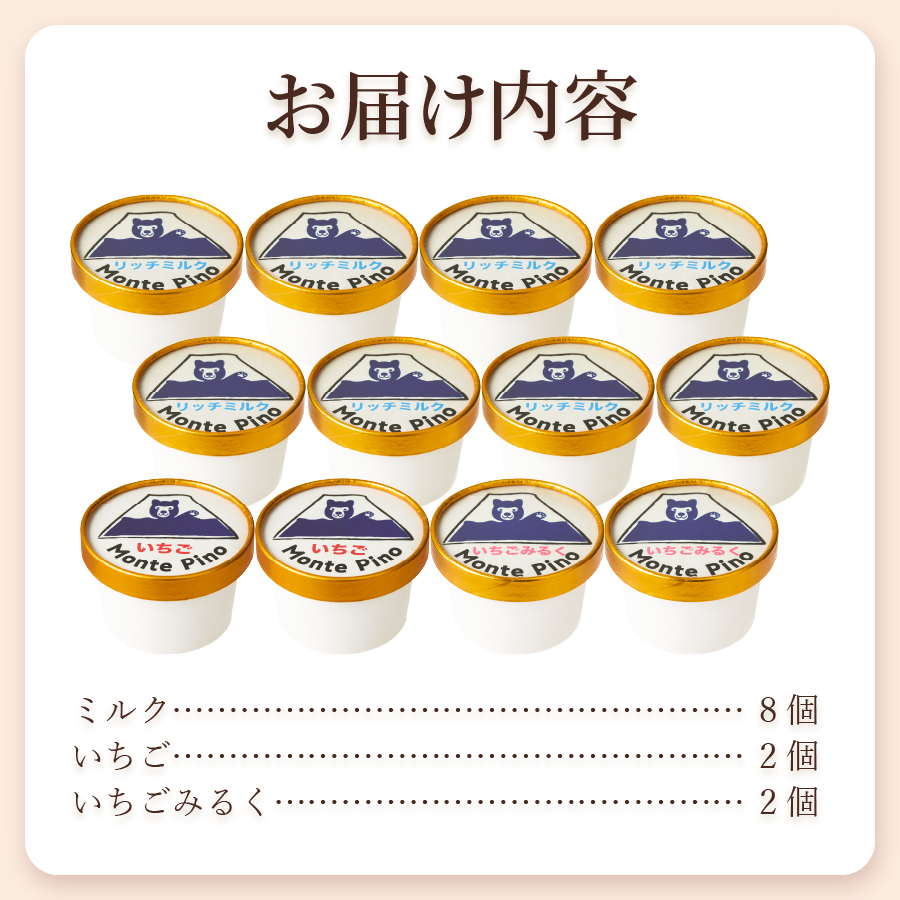 富士山まるごとジェラート　ミルク特別セット