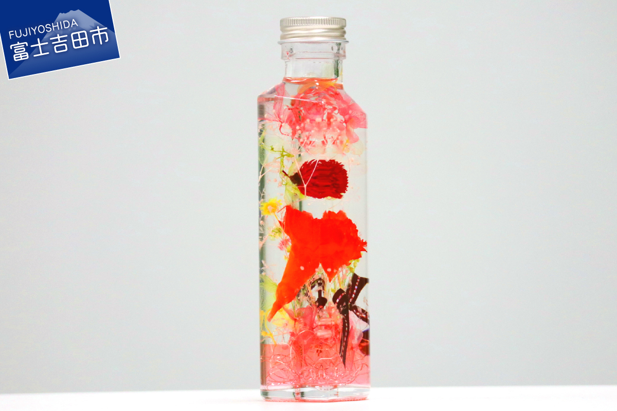 ハーバリウム カーネーション（赤）