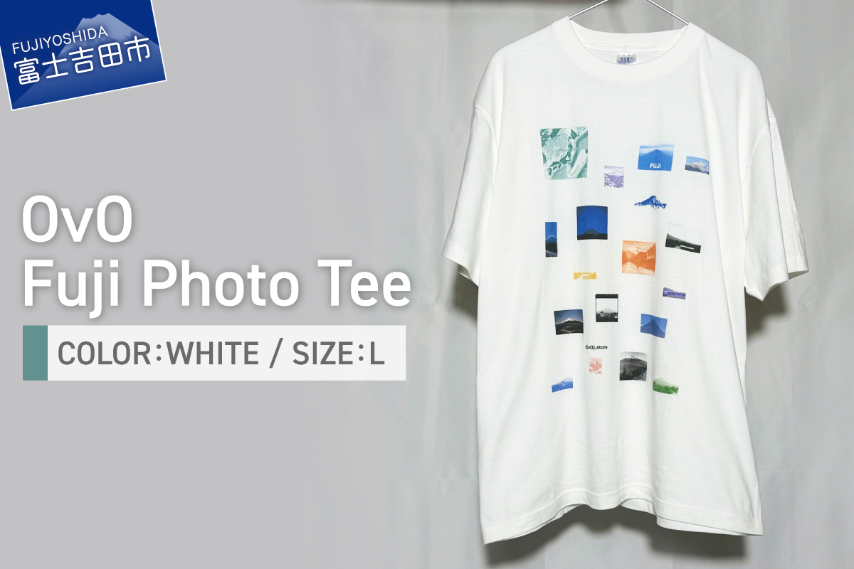 Tシャツ WHITE Lサイズ 「OvO Fuji Photo Tee」 ユニセックス カジュアル