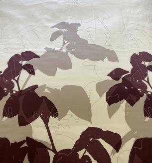 モダンスタイル　掛ふとんカバー　グレース　ボルドー　【シングル】150ｃｍ×210ｃｍ　日本製