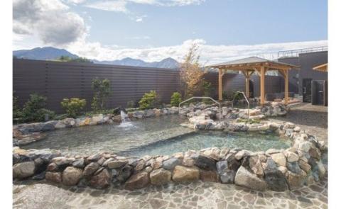 【期間限定】山梨泊まれる温泉より道の湯　日帰りペア入浴券（食事＋岩盤浴付き） ＆　夏いちご狩り ペアご招待券