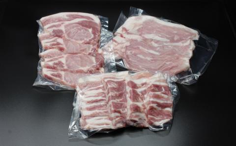【冷蔵配送】幻の豚！富士湧水ポークセット　約1.2kg