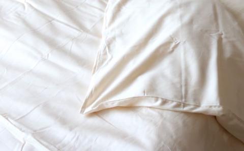 コットンサテンさらっと掛けふとんカバー　＜セミダブルサイズ＞　【ベージュ】 ベージュ