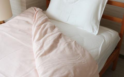 一重ガーゼやさしい和晒掛けふとんカバー　シングルサイズ　ピンク ピンク