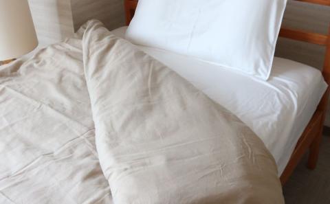 一重ガーゼやさしい和晒掛けふとんカバー　シングルサイズ　ブラウン ブラウン