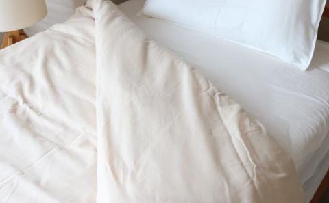 一重ガーゼやさしい和晒掛けふとんカバー　セミダブルサイズ　ベージュ ベージュ