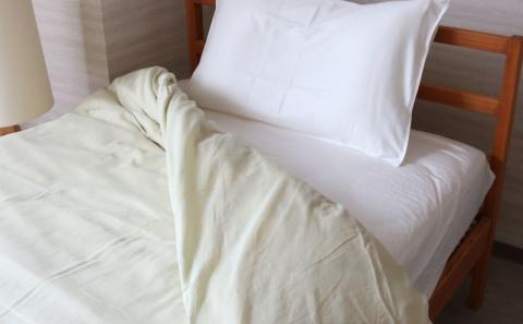 一重ガーゼやさしい和晒掛けふとんカバー　セミダブルサイズ　グリーン グリーン