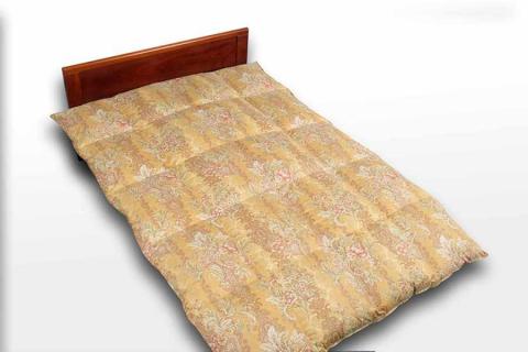 国産【羽毛掛け布団】ダウン90％　シングル【リユース羽毛】ピンク