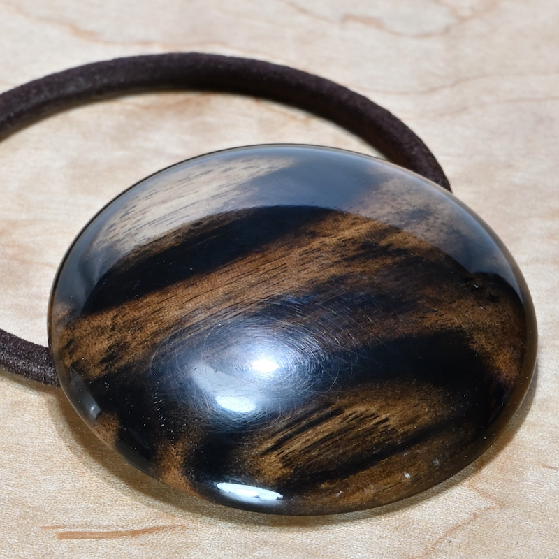 TY091木製黒柿ヘアーバンド