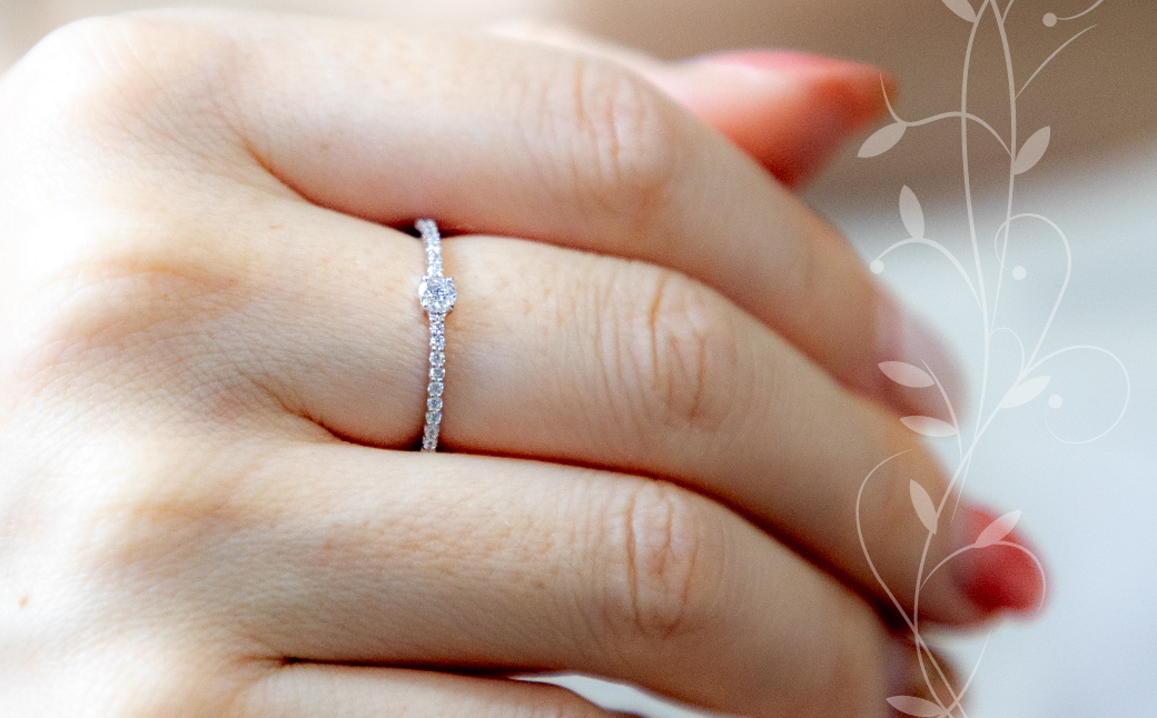 pt900ダイヤモンドリング　0.23ct（RP-MR-1174）