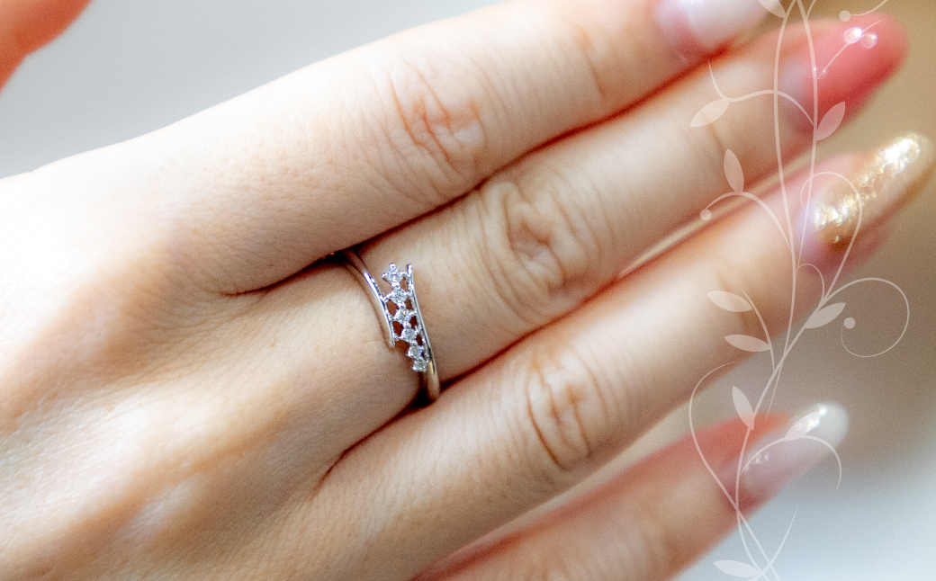 pt900ダイヤモンドリング 0.08ct（RP-MR-1189）