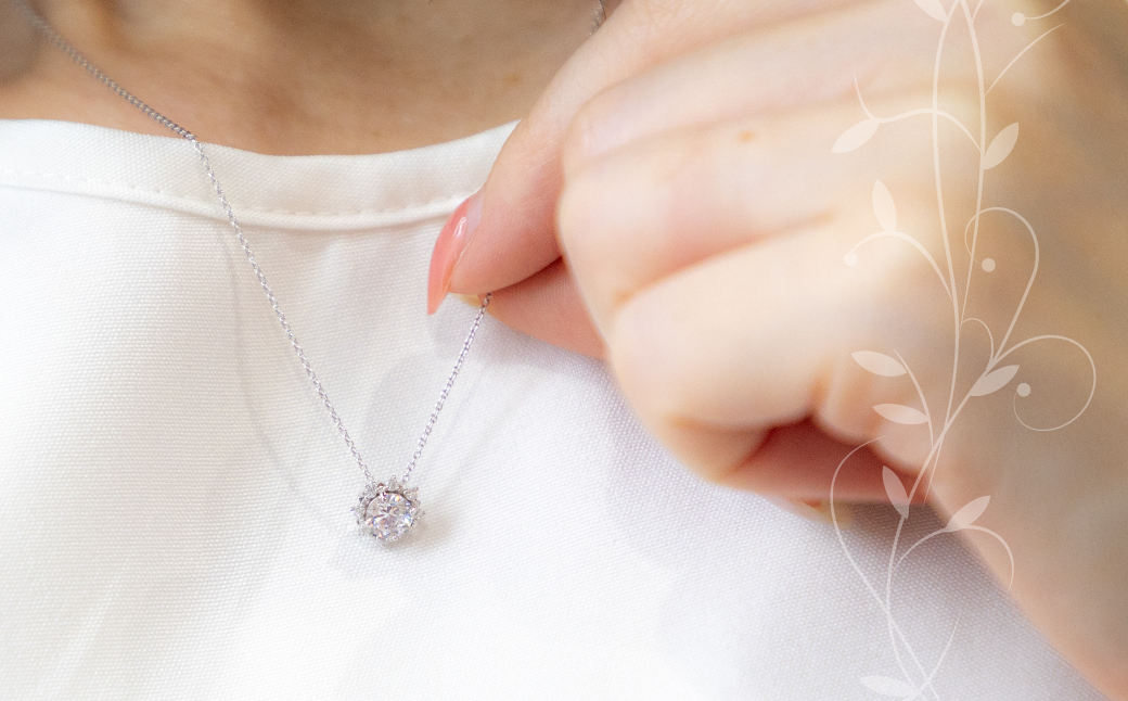 ptダイヤモンドネックレス 0.50ct+0.10ct（RP-MR-770）