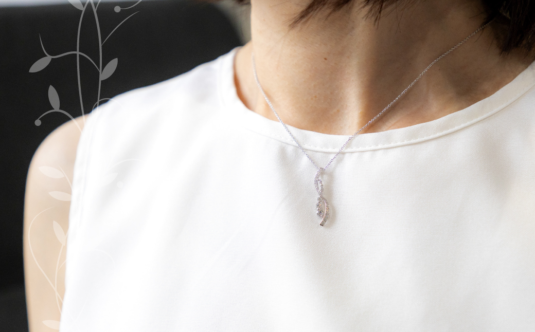 pt900ダイヤモンドネックレス 0.37ct（RP-MN-776）