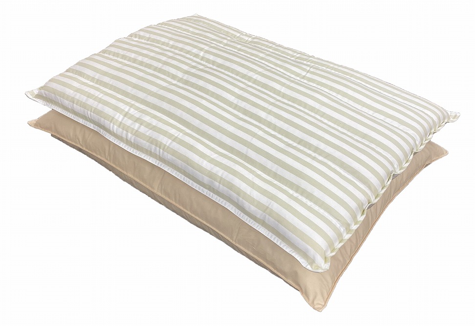 ダウンピロープラス　羽毛枕（定番サイズ　43ｃｍ×63ｃｍ）