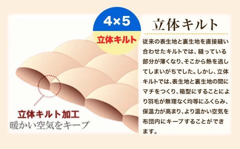 色柄おまかせ羽毛掛ふとん Dダブルサイズ