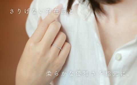 pt900 ダイヤモンドハーフエタニティリング　0.08ct（RP_MR-580）ダイヤ ダイヤモンド プラチナ リング 指輪 ジュエリー アクセサリー ギフト プレゼント 鑑別書付 保証書付