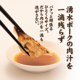富士湧水ポーク使用　冷凍生餃子（秘伝の味噌ダレ付き）　72個　餃子　富士湧水　湧水　ポーク　ぶた　豚肉　挽肉　味噌ダレ 72個 富士湧水ポーク使用 冷凍生餃子
