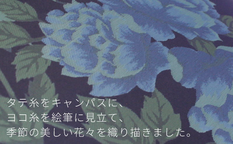 【槙田商店】晴雨兼用長傘　絵おり　バラとぶどう　コン