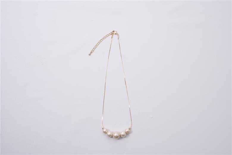 コットンパール「キスカ」ゴールドチェーンネックレス 「キスカ」ゴールドチェーン