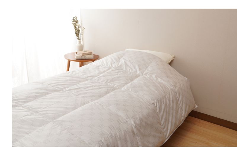 シングルサイズ羽毛合掛けふとん　ダックス　DK521122R-20