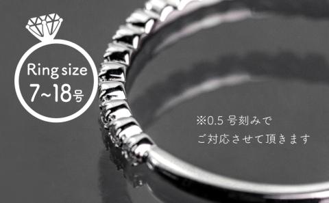 pt900 ダイヤモンドハーフエタニティリング　0.08ct（RP_MR-580）ダイヤ ダイヤモンド プラチナ リング 指輪 ジュエリー アクセサリー ギフト プレゼント 鑑別書付 保証書付