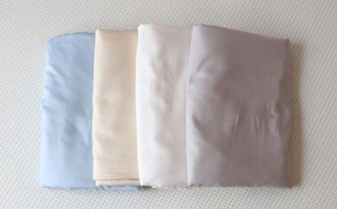 コットンサテンさらっと掛けふとんカバー　＜シングルサイズ＞　【ホワイト】 ホワイト