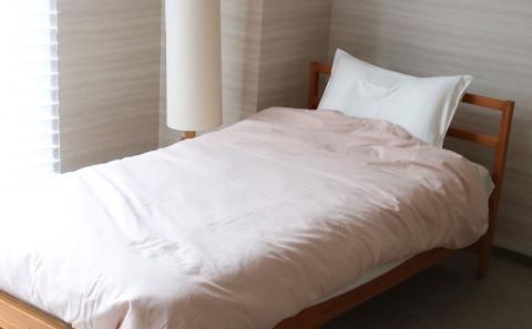 一重ガーゼやさしい和晒掛けふとんカバー　シングルサイズ　ピンク ピンク