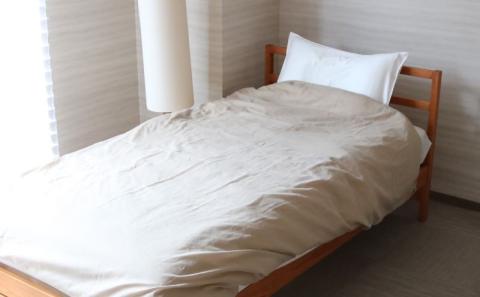 一重ガーゼやさしい和晒掛けふとんカバー　シングルサイズ　ブラウン ブラウン