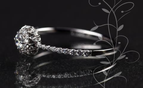 pt900 ダイヤモンドリング　0.32ct（RP_MR-971）