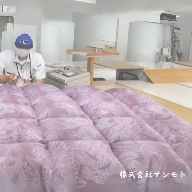 【高級】掛ふとんカバー　モンステラ　グレー　【シングル】150ｃｍ×210ｃｍ　日本製 グレー シングル