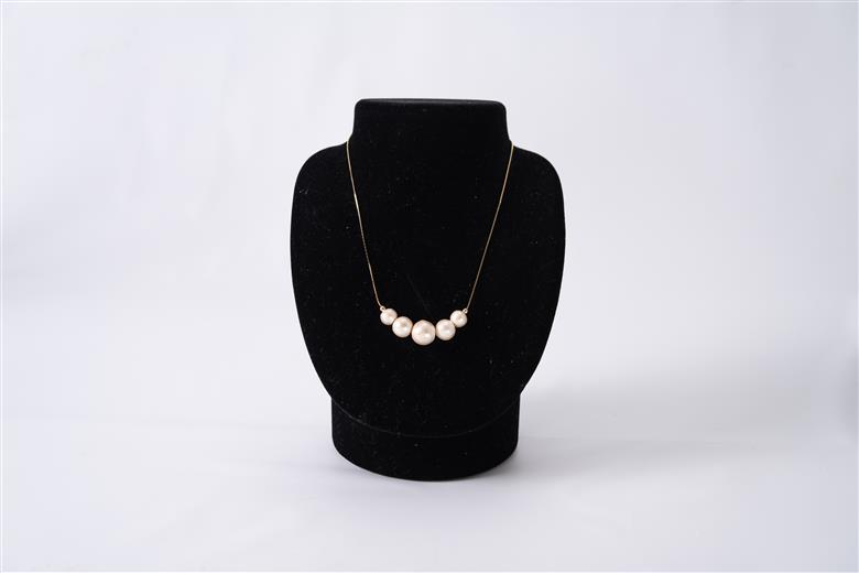 コットンパール「キスカ」ゴールドチェーンネックレス 「キスカ」ゴールドチェーン