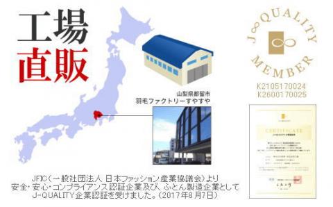 ダブル【プレミアムゴールドラベル】コウダ種ポーランドマザーグース95％羽毛｜掛け布団 【新津】 ダブル