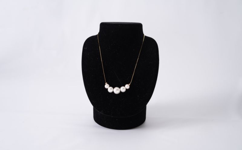 コットンパール「キスカ」ゴールドチェーンネックレスとピアス３点セット|ピアス  アクセサリー コットンパール パール プレゼント 入学 お祝い 卒業 贈答 「キスカ」ゴールドチェーンネックレスとピアス３点セット