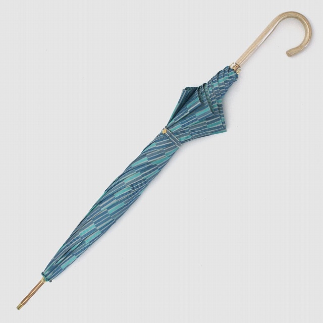 【槙田商店】晴雨兼用長傘　ノルディック　小枝　ブルー