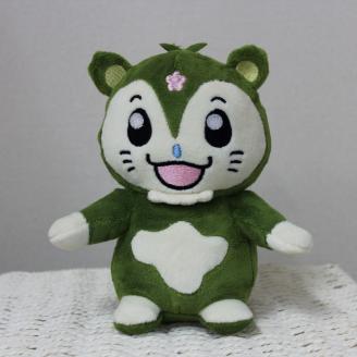 山梨県都留市のキャラクター『つるビー』ぬいぐるみ（全長18cm）