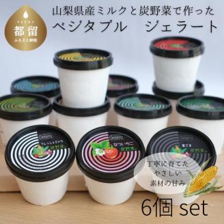 採れたて野菜のジェラートカップ ６個入り