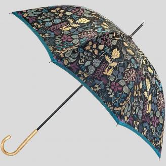 【槙田商店】晴雨兼用長傘 Ｓtig Lハーバリウム　グリーン