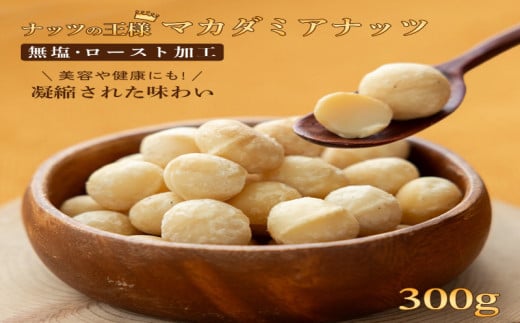 マカダミアナッツ　大粒　300g【アズールヤード】ナッツ　おつまみ　ロースト加工　健康　美容　無塩　ヘルシー マカダミアナッツ300g