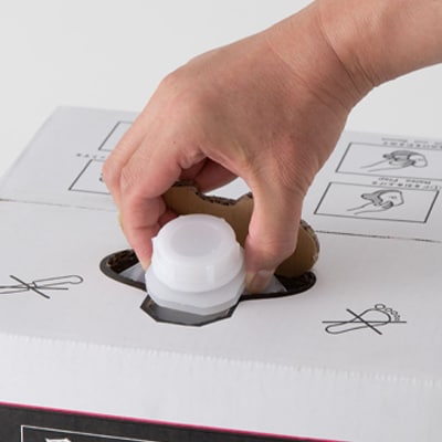 りょう泉はやぶさ　バックインボックス(20L/コック付)