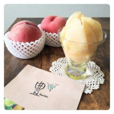 【2026発送予定】数量限定!【高級桃桐箱入り】8～9玉入り　山梨市産地直送　約3kg箱【配送不可地域：離島】