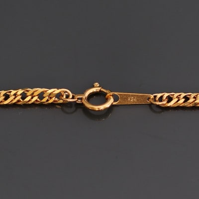 K24純金喜平ネックレス造幣局検定マーク【6面W・42cm】【配送不可地域：沖縄県】