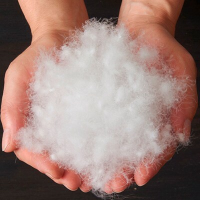 羽毛2枚合わせふとんダウン95%超長綿 ホワイト (ダブル)　カバー付き　15