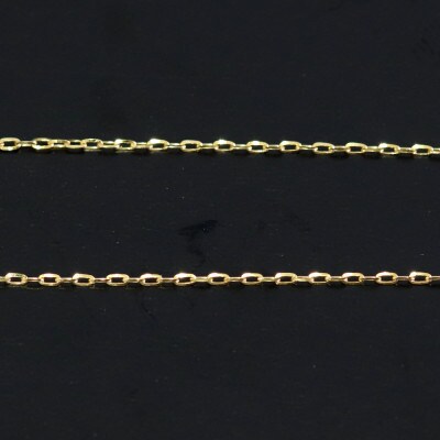 K24純金0.3ラディアントチェーンネックレス45cmスライドムーブ付き【配送不可地域：沖縄県】