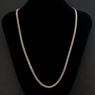 K18シングル喜平ネックレス20g 長さ50cm・幅3.7mm・厚さ1.3mm【配送不可地域：沖縄県】