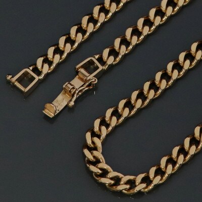 K18シングル喜平ブレスレット約12.2g 長さ20cm・幅4.0mm・厚さ1.6mm【配送不可地域：沖縄県】